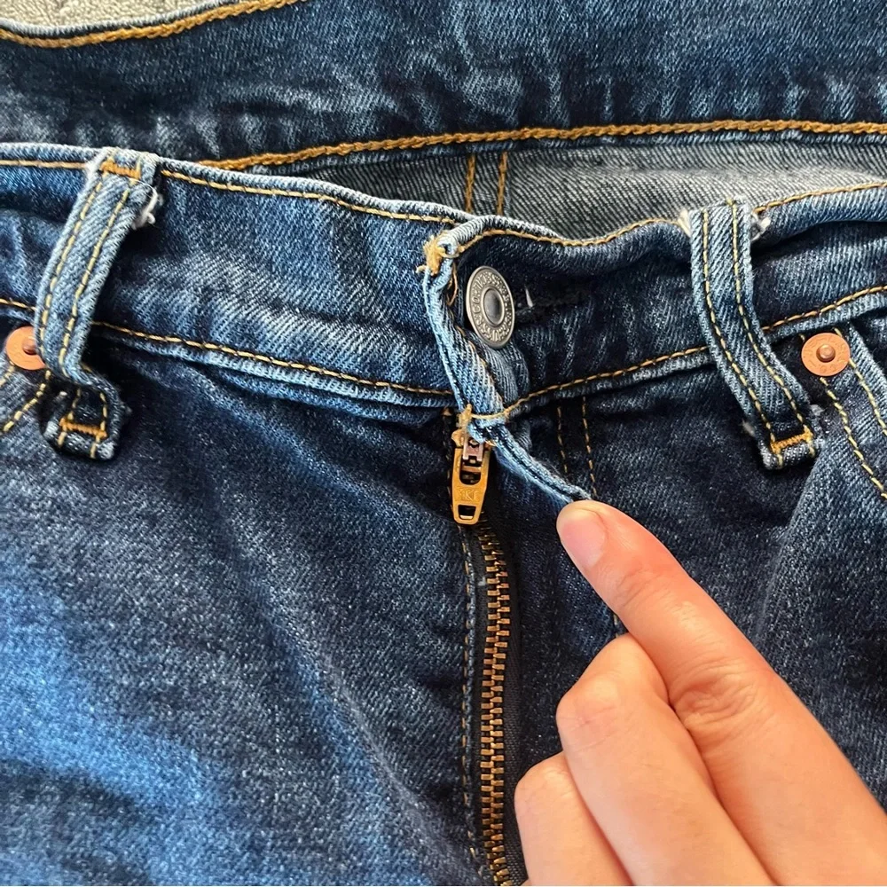 Levi's Men's Straight Jeans‎ in Dark Blue Denim